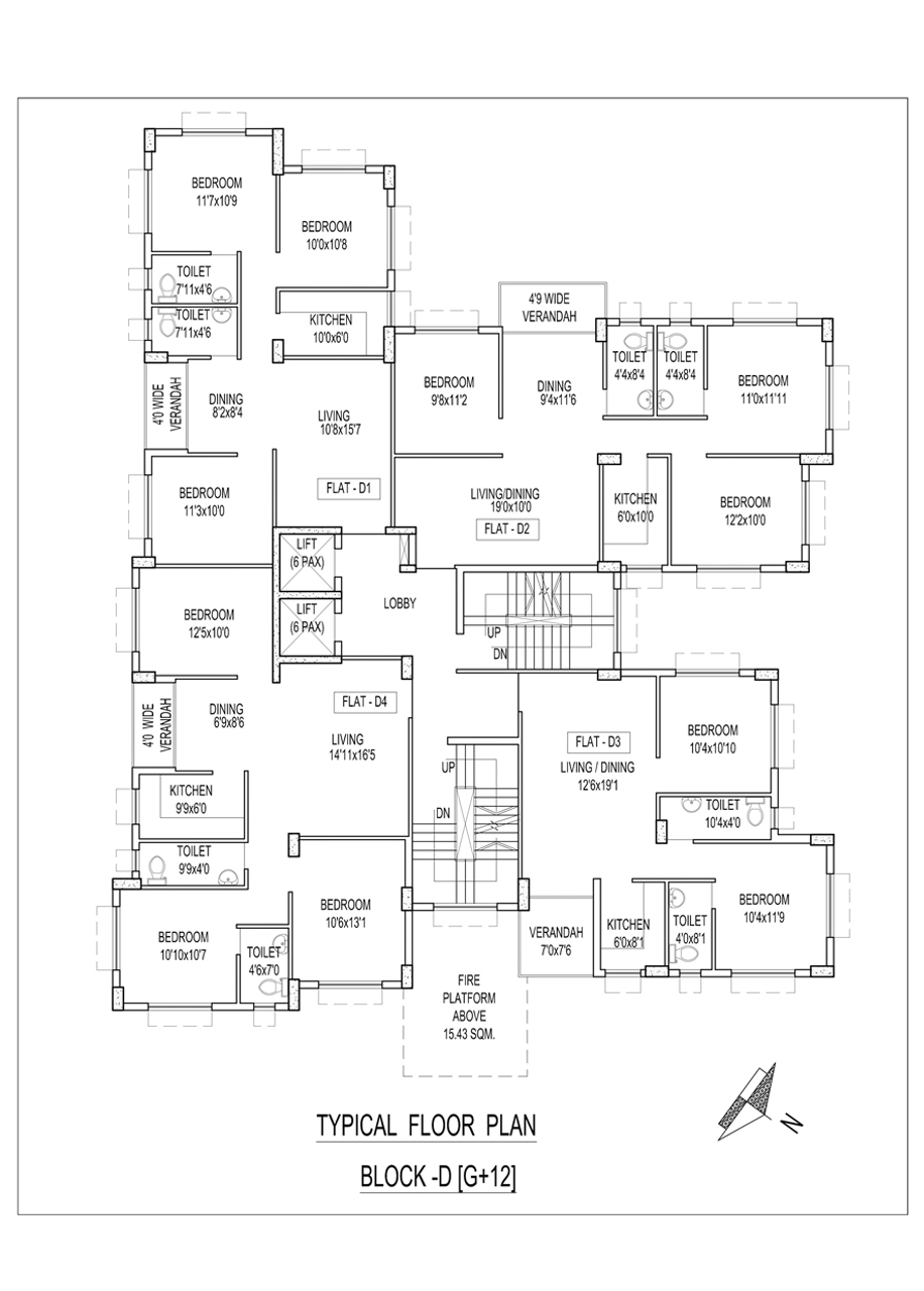 Panchmukhi Promoters Pvt. Ltd. | DNP Heights Floor Plan